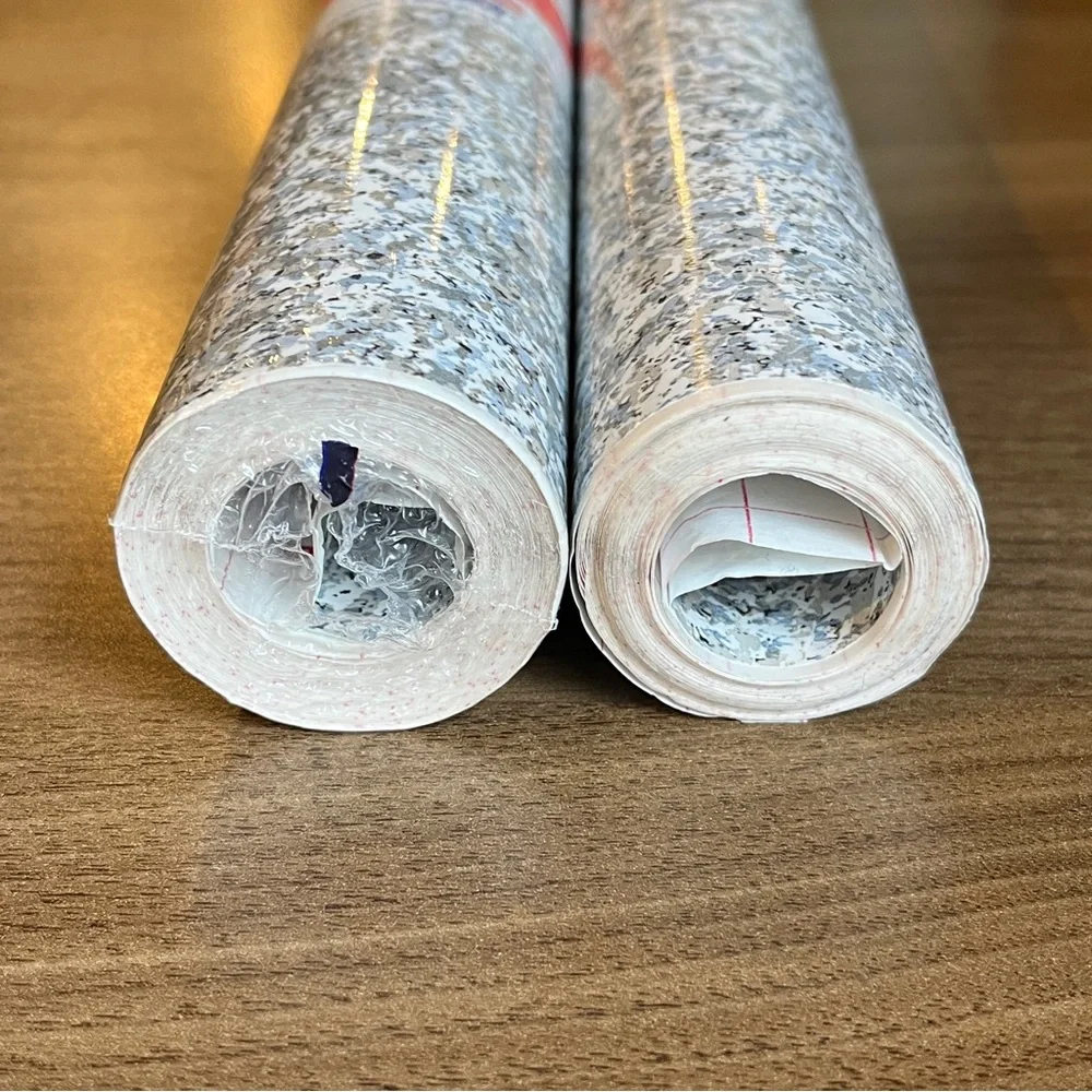 Contact Paper USA Made LG 18x24 Creative Covering Gray Granite 2 Rolls New Used